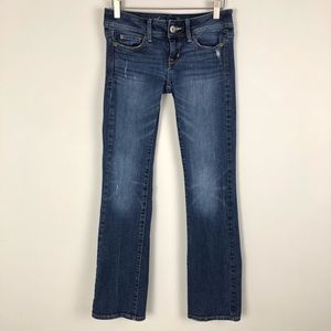 American Eagle Slim Boot Jeans Distressed